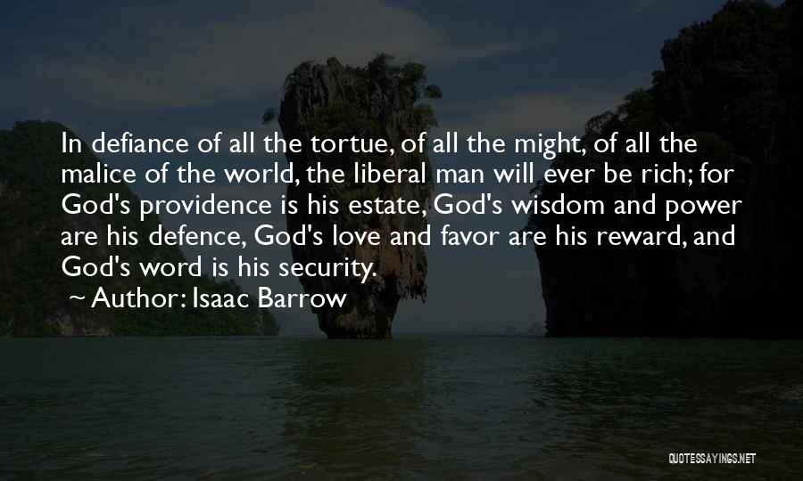 Power Of God Word Quotes By Isaac Barrow