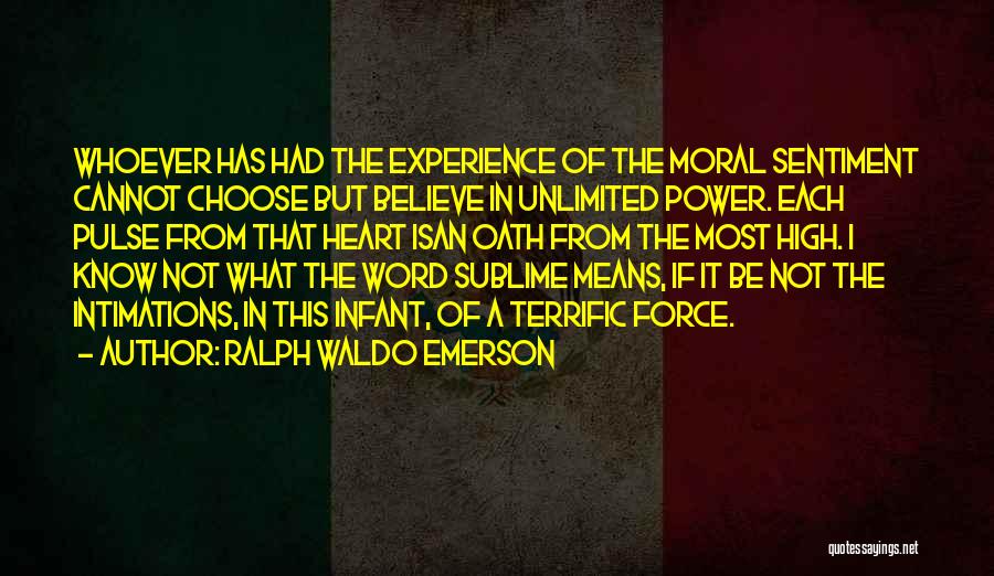 Power Of God Word Quotes By Ralph Waldo Emerson