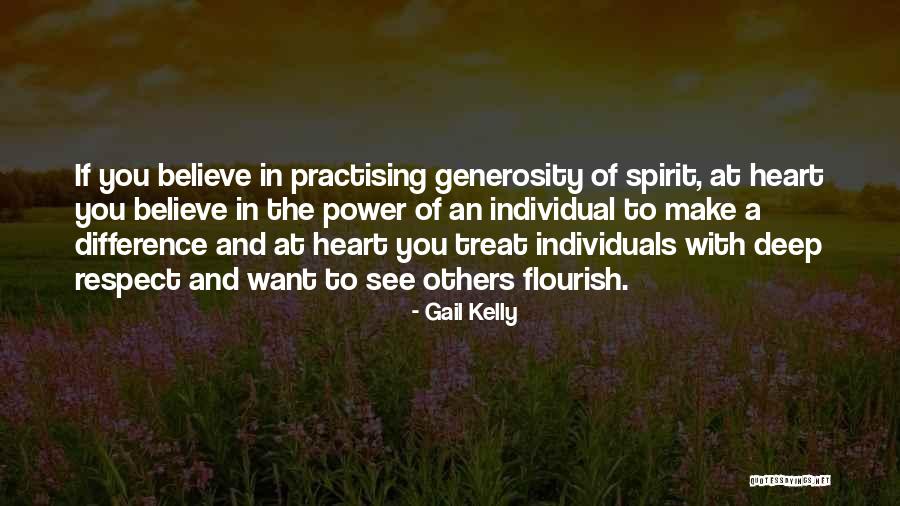 Power Of Individuals Quotes By Gail Kelly