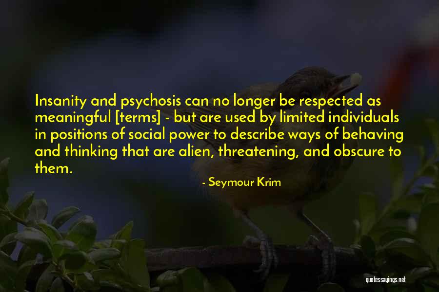 Power Of Individuals Quotes By Seymour Krim Power Of Individuals Quotes By Seymour Krim