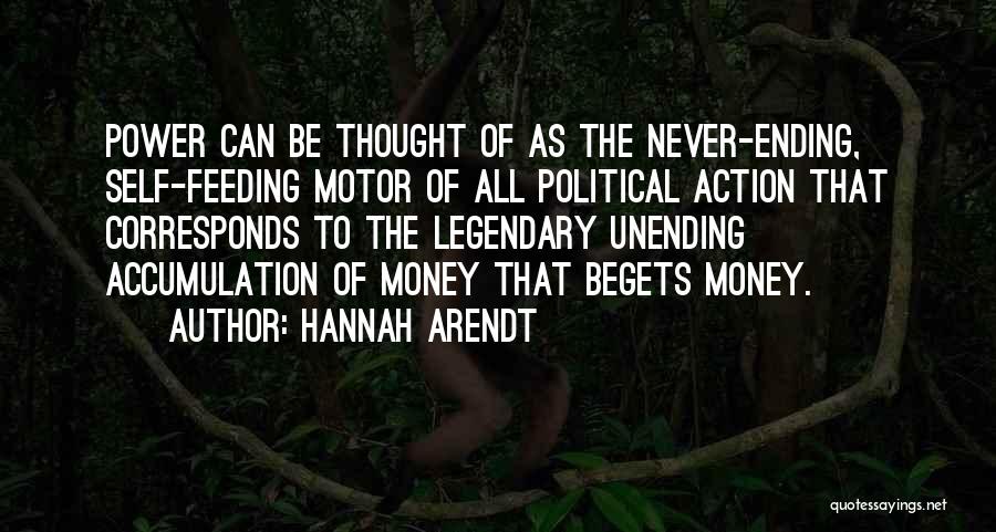 Power Of Money Quotes By Hannah Arendt