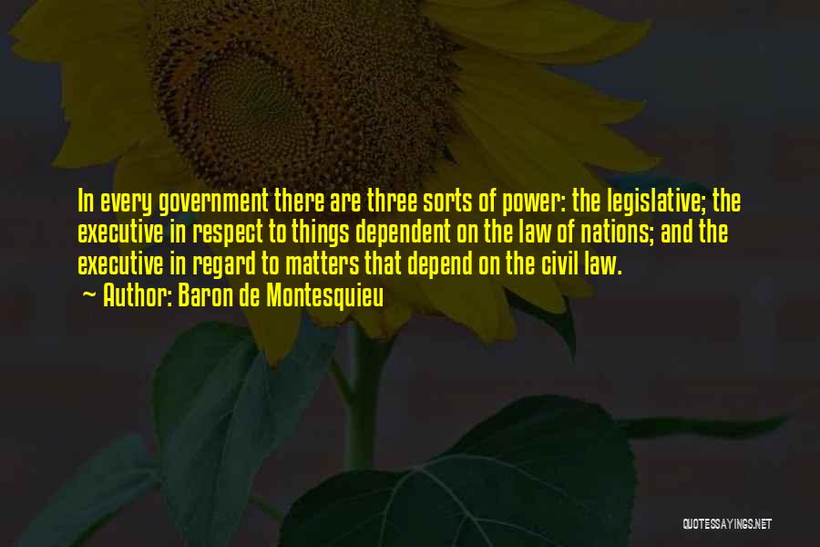 Power Of Nations Quotes By Baron De Montesquieu