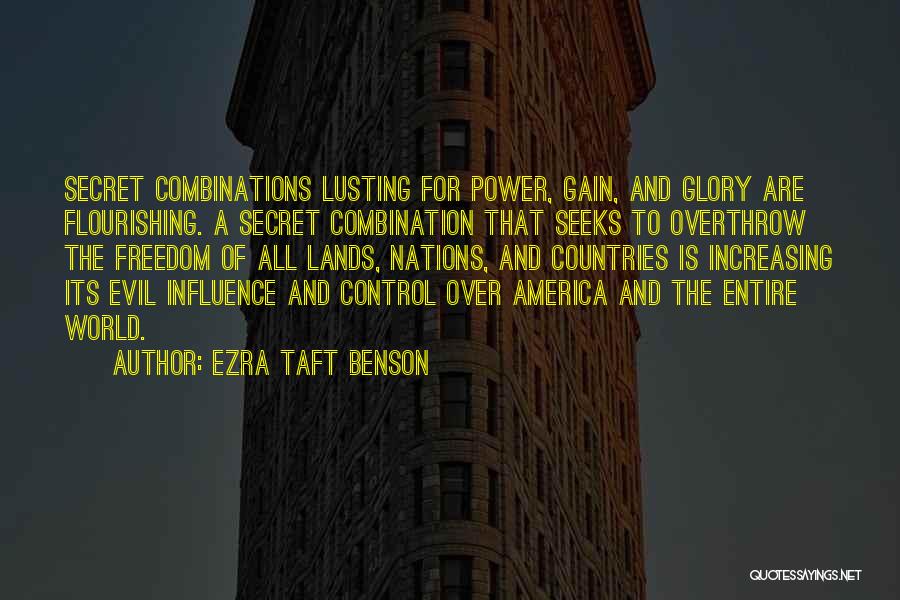 Power Of Nations Quotes By Ezra Taft Benson