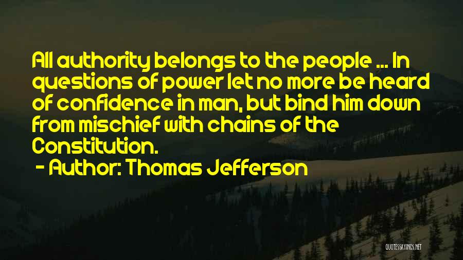 Power Of No Quotes By Thomas Jefferson