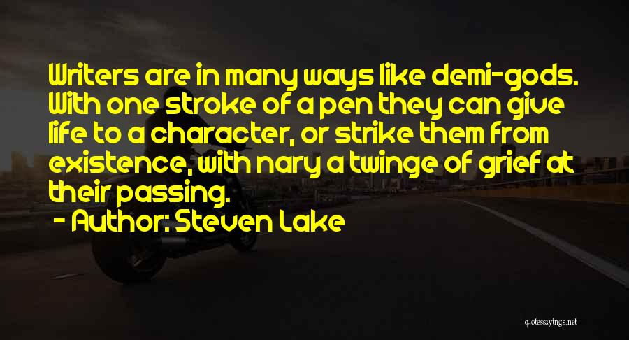 Power Of One Character Quotes By Steven Lake