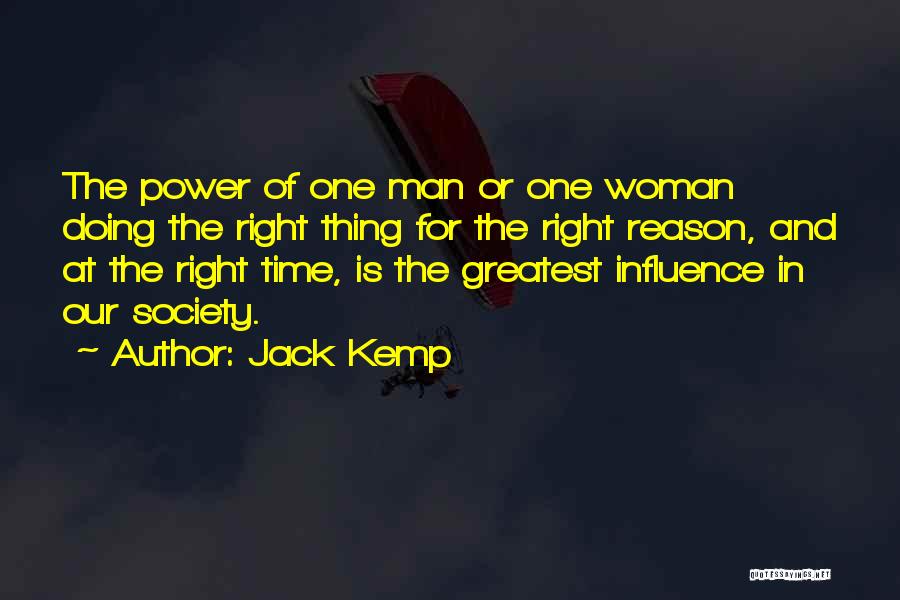 Power Of One Motivational Quotes By Jack Kemp