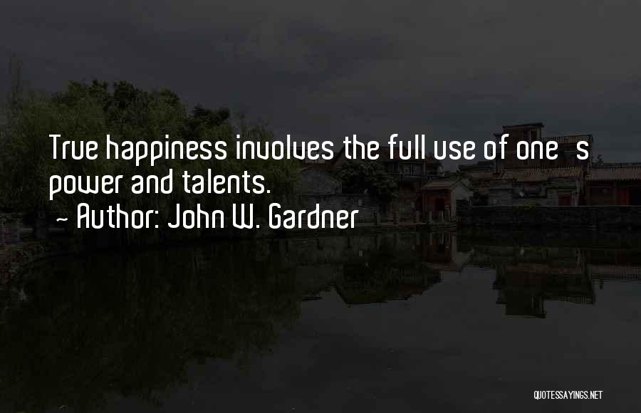 Power Of One Motivational Quotes By John W. Gardner