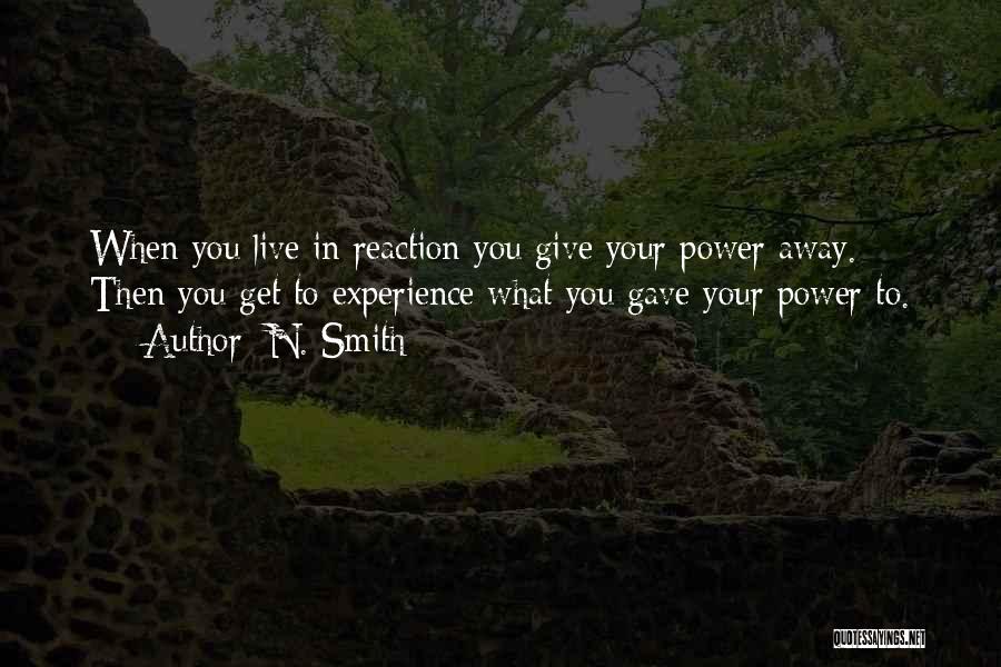 Power Of One Motivational Quotes By N. Smith