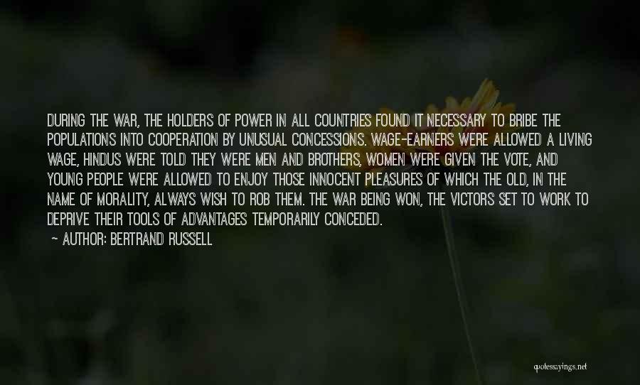 Power Of One Vote Quotes By Bertrand Russell