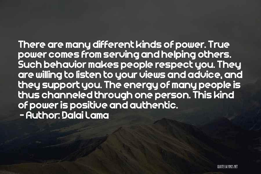 Power Of Positive Energy Quotes By Dalai Lama