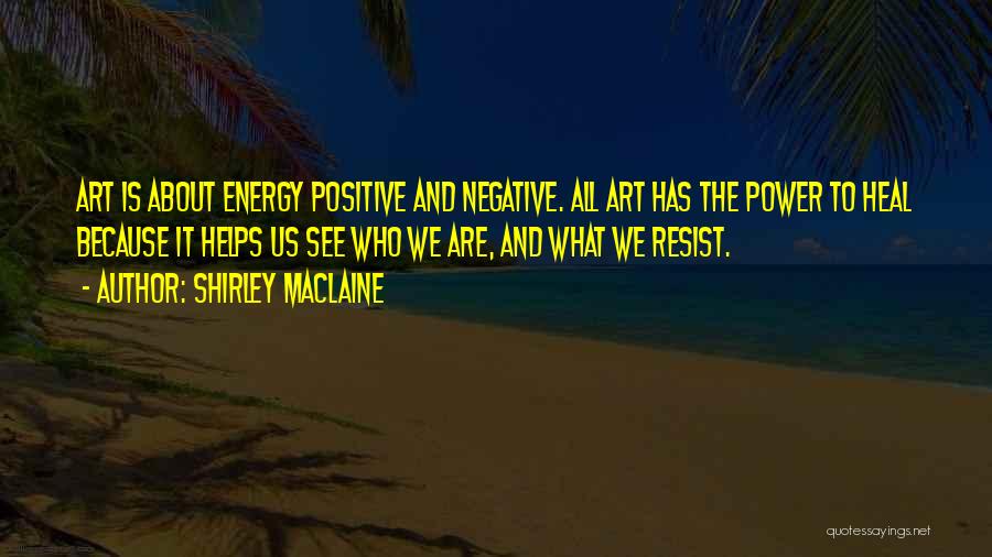 Power Of Positive Energy Quotes By Shirley Maclaine