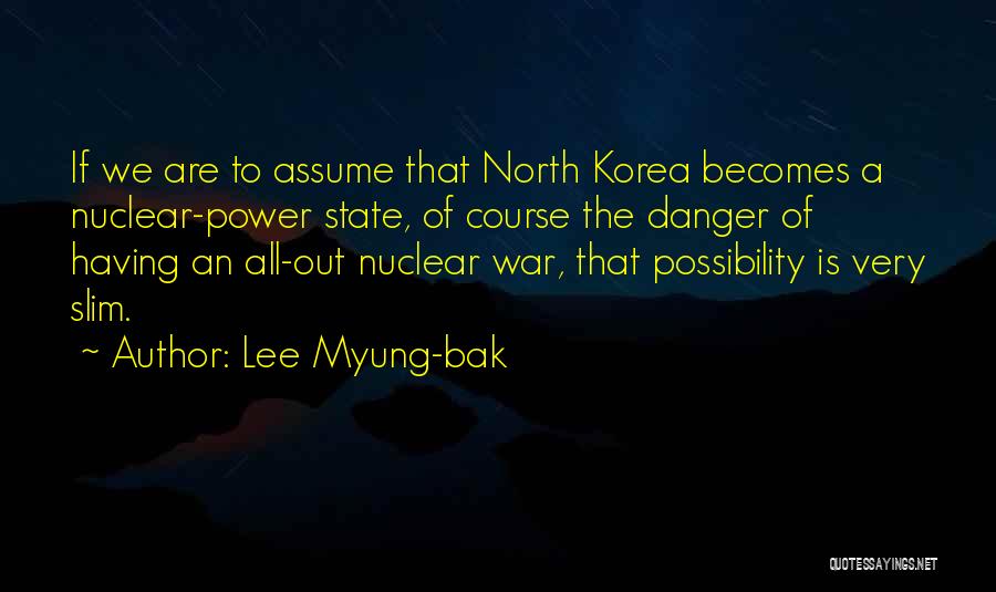 Power Of Possibility Quotes By Lee Myung-bak