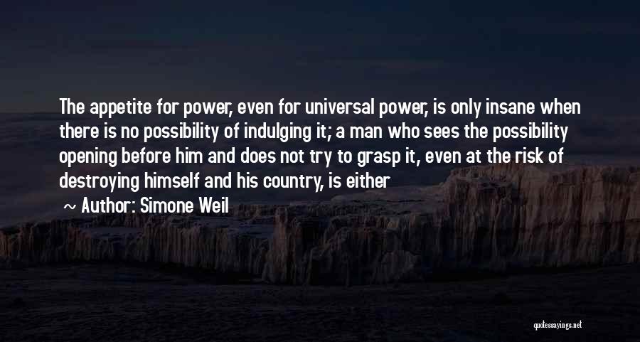 Power Of Possibility Quotes By Simone Weil