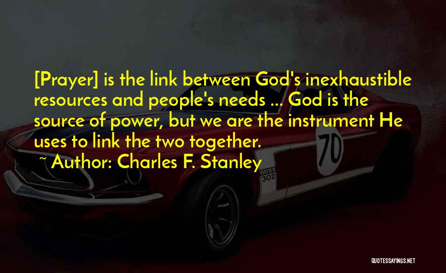 Power Of Prayer Inspirational Quotes By Charles F. Stanley