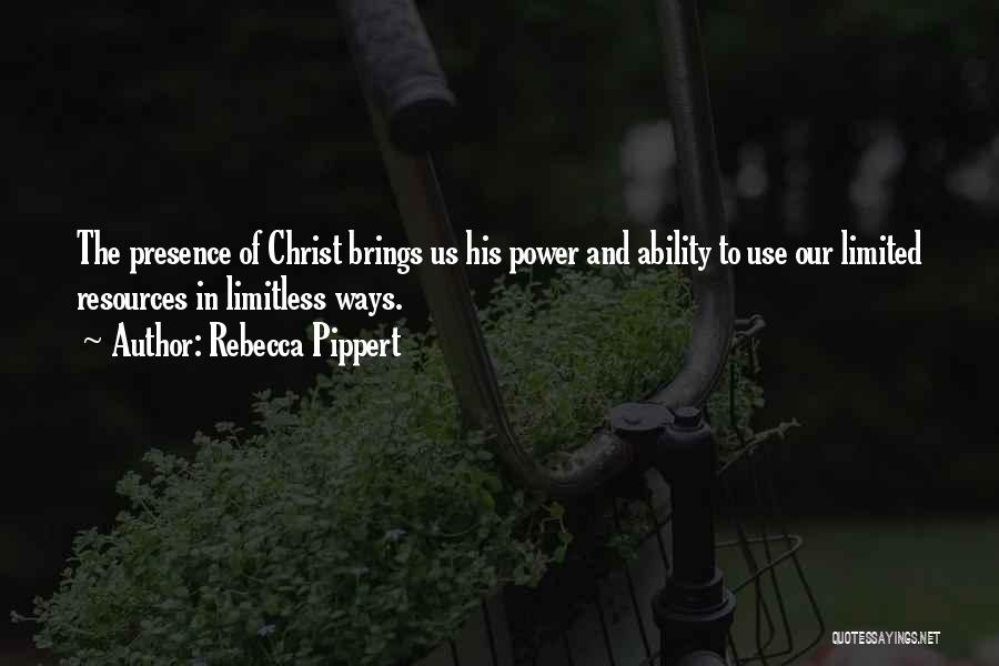 Power Of Presence Quotes By Rebecca Pippert