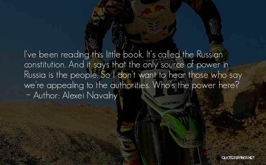 Power Of Reading Quotes By Alexei Navalny