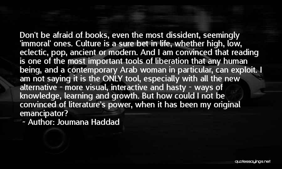Power Of Reading Quotes By Joumana Haddad