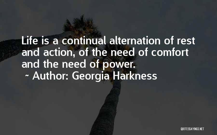 Power Of Rest Quotes By Georgia Harkness