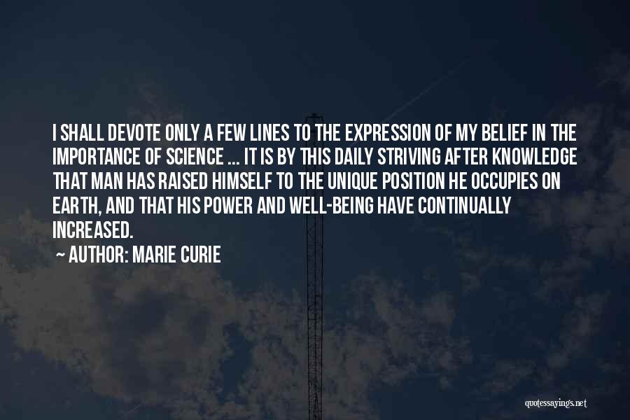 Power Of Science Quotes By Marie Curie