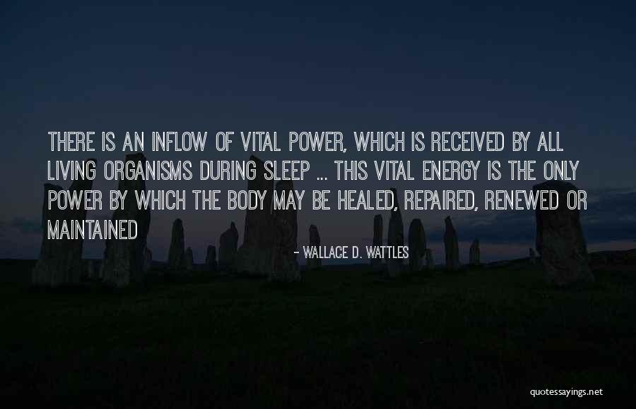 Power Of Sleep Quotes By Wallace D. Wattles Power Of Sleep Quotes By Wallace D. Wattles