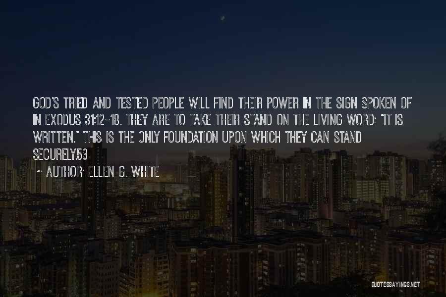 Power Of Spoken Word Quotes By Ellen G. White