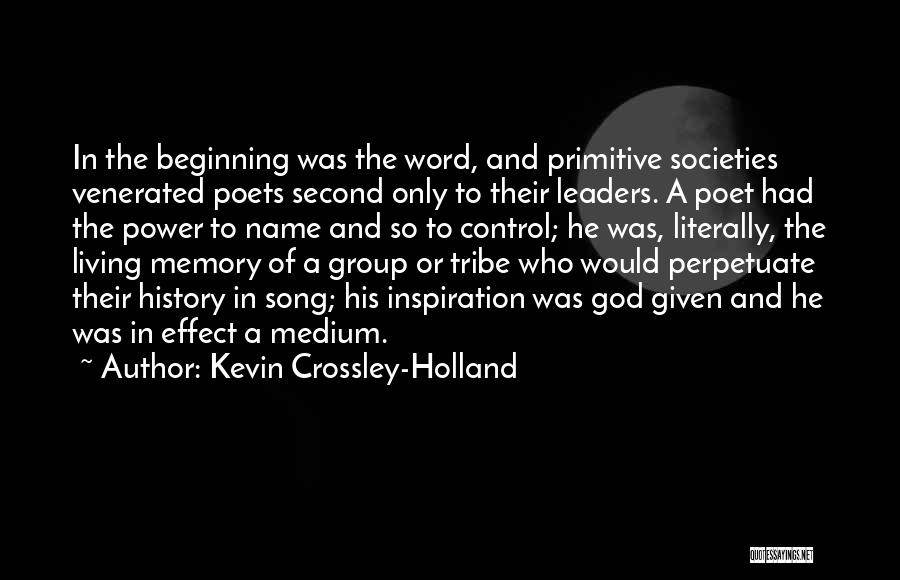 Power Of Spoken Word Quotes By Kevin Crossley-Holland