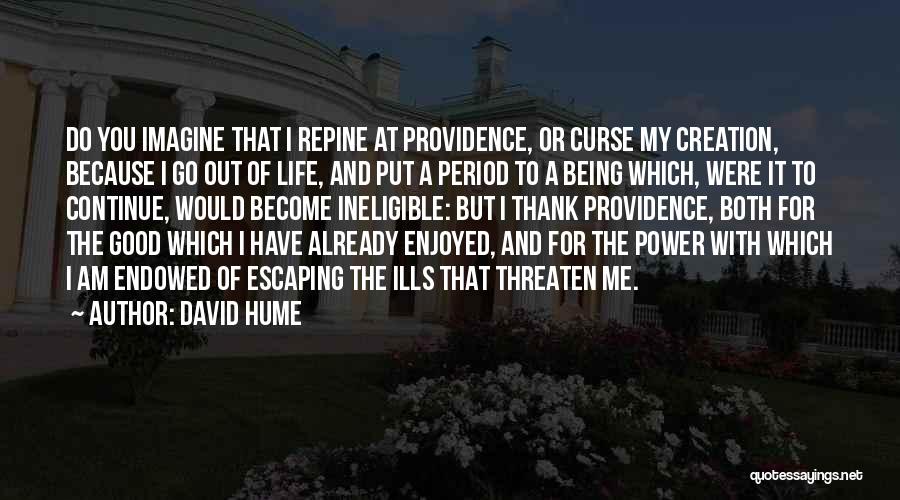 Power Of Thank You Quotes By David Hume