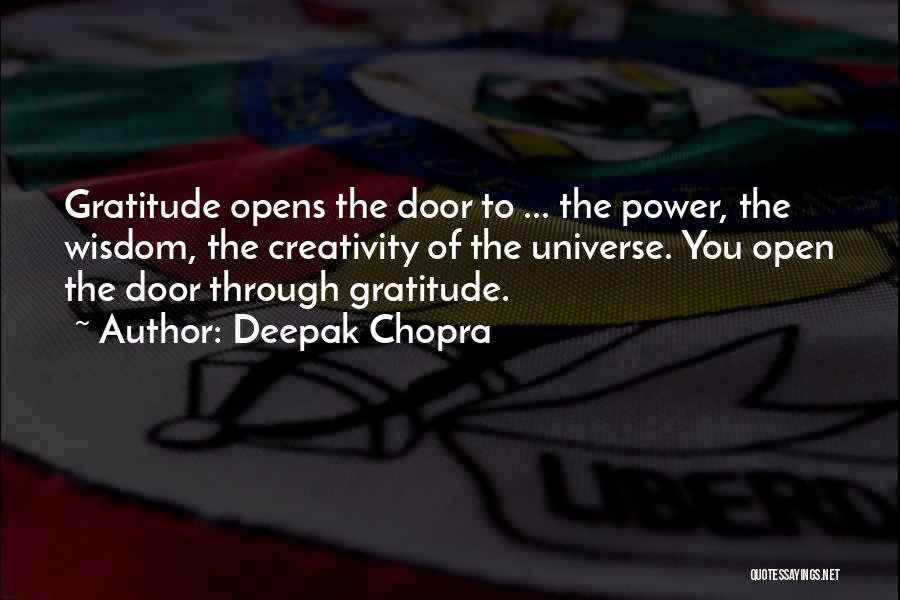 Power Of Thank You Quotes By Deepak Chopra