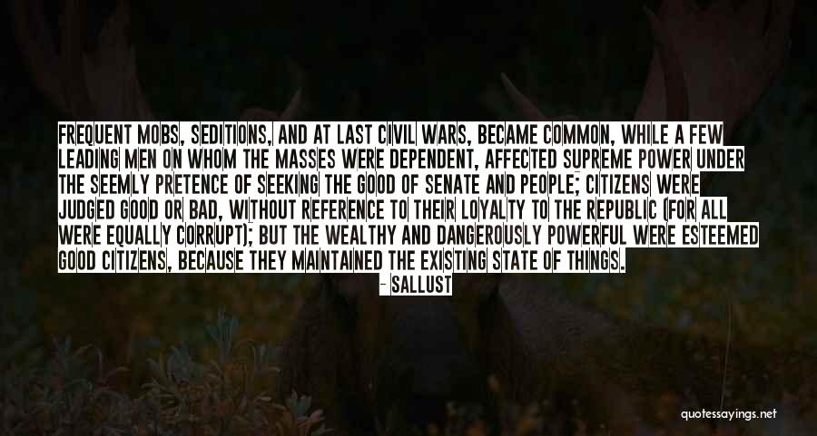 Power Of The Masses Quotes By Sallust Power Of The Masses Quotes By Sallust