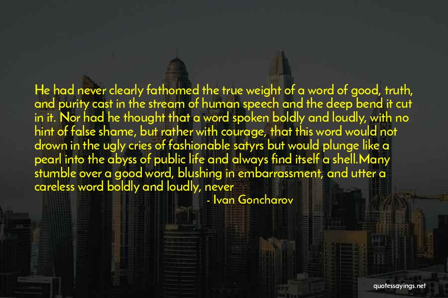 Power Of The Spoken Word Quotes By Ivan Goncharov