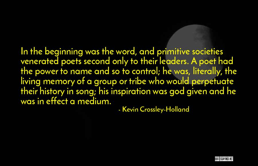 Power Of The Spoken Word Quotes By Kevin Crossley-Holland