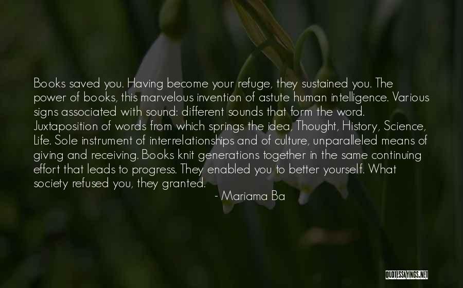 Power Of The Word Quotes By Mariama Ba