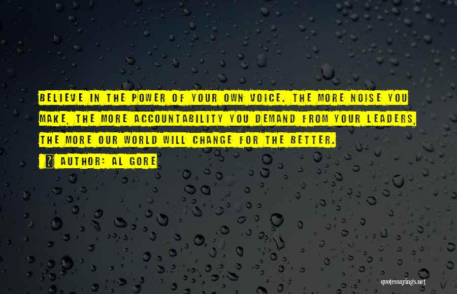 Power Of Voice Quotes By Al Gore