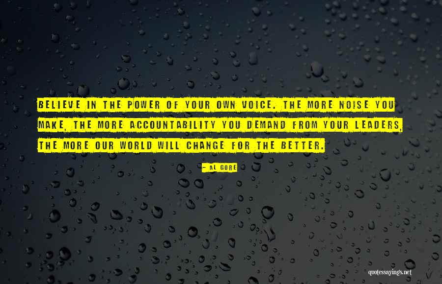 Power Of Voice Quotes By Al Gore