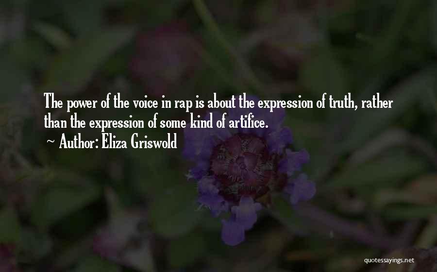 Power Of Voice Quotes By Eliza Griswold