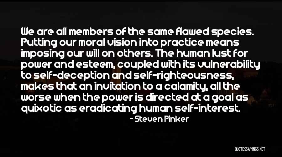 Power Of Vulnerability Quotes By Steven Pinker