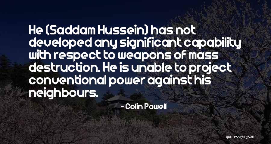 Power Of Weapons Quotes By Colin Powell Power Of Weapons Quotes By Colin Powell