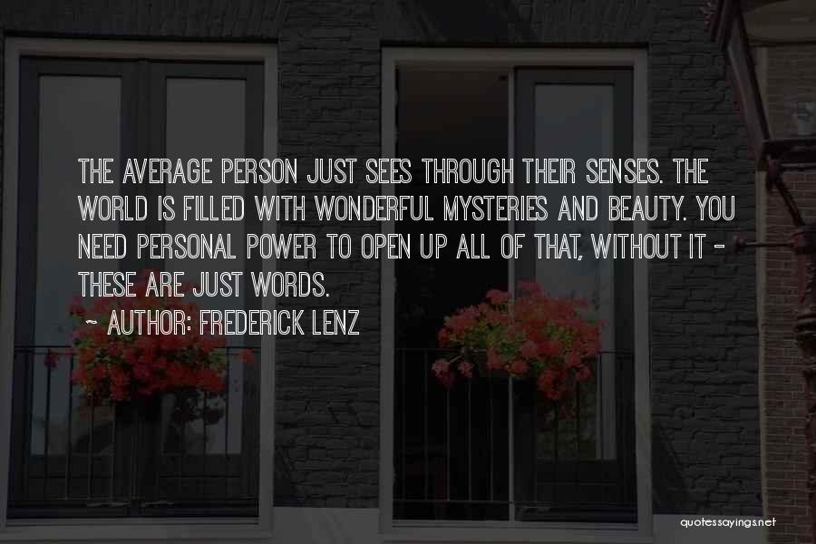 Power Of Words Inspirational Quotes By Frederick Lenz