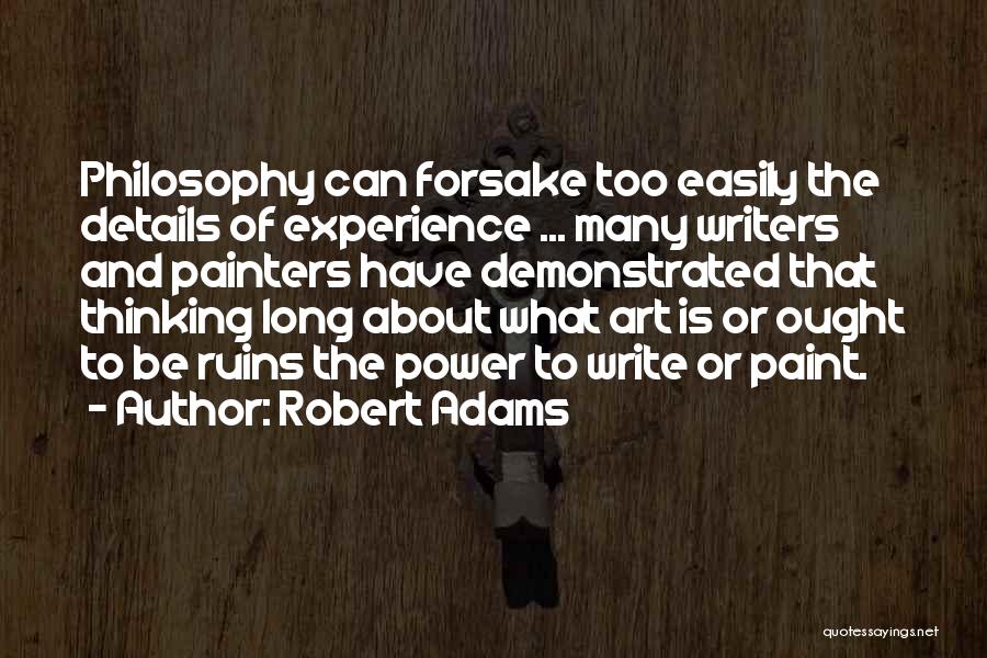 Power Of Writing Quotes By Robert Adams