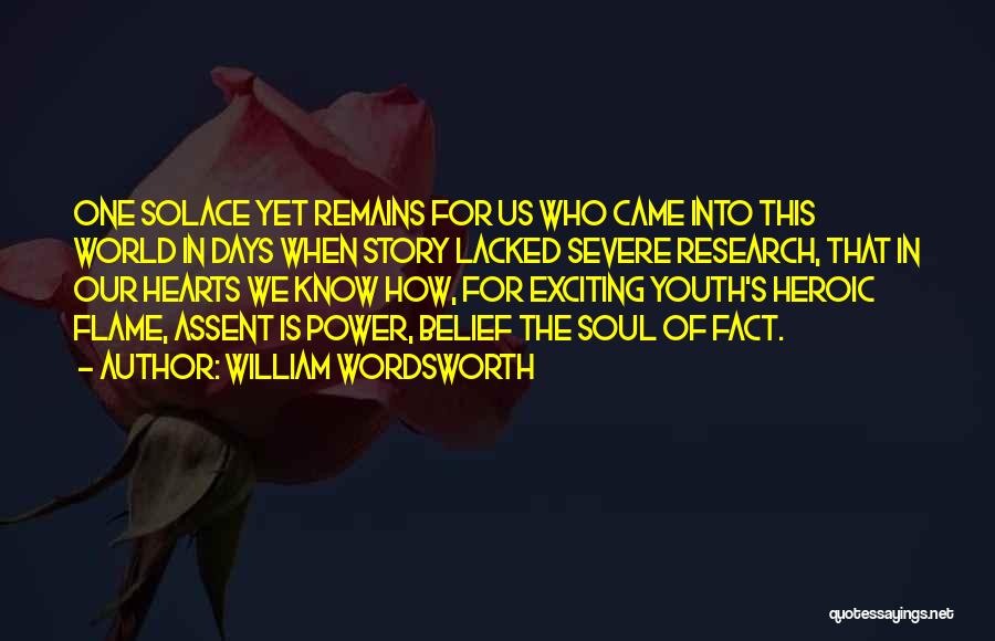 Power Of Youth Quotes By William Wordsworth