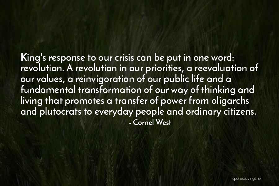 Power One Word Quotes By Cornel West