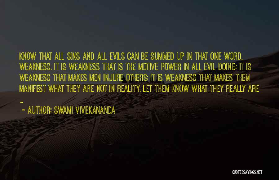 Power One Word Quotes By Swami Vivekananda