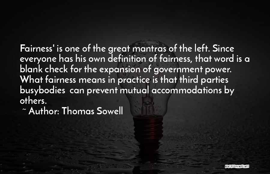 Power One Word Quotes By Thomas Sowell