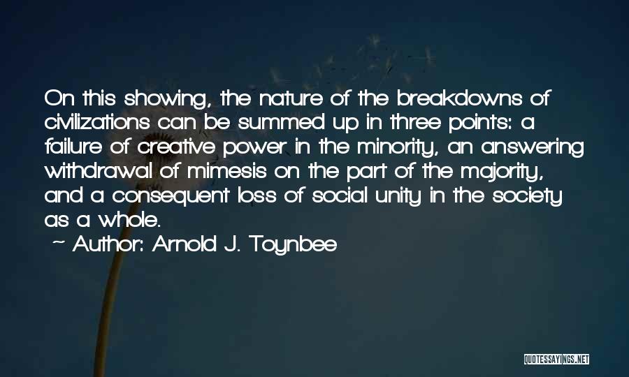 Power Points Quotes By Arnold J. Toynbee