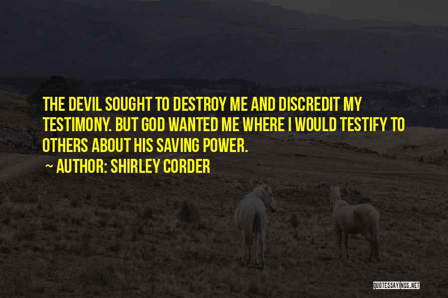 Power Saving Quotes By Shirley Corder
