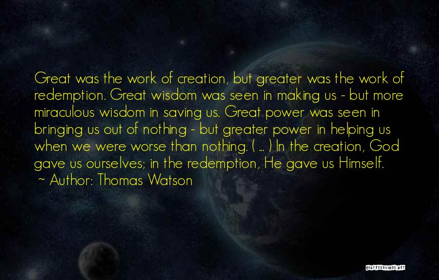 Power Saving Quotes By Thomas Watson