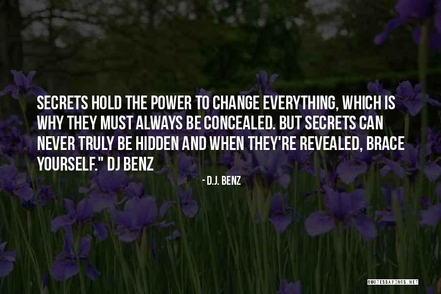Power Series Quotes By D.J. Benz Power Series Quotes By D.J. Benz