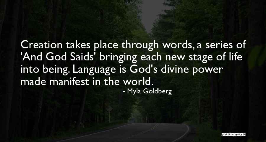 Power Series Quotes By Myla Goldberg Power Series Quotes By Myla Goldberg