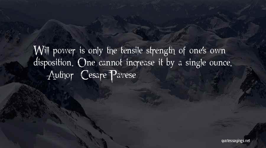 Power Strength Quotes By Cesare Pavese