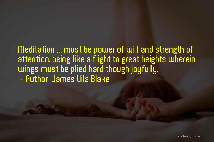 Power Strength Quotes By James Vila Blake